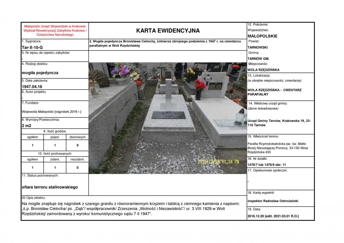 karta ewidencyjna, skan nr 1