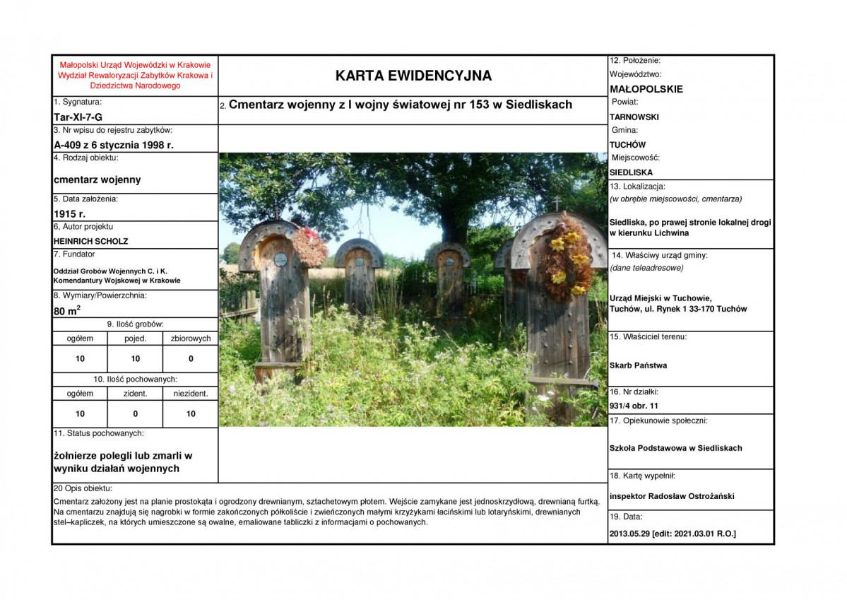 karta ewidencyjna, skan nr 1