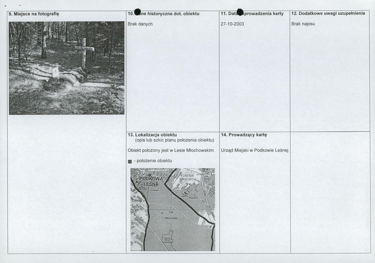 karta ewidencyjna, skan nr 2