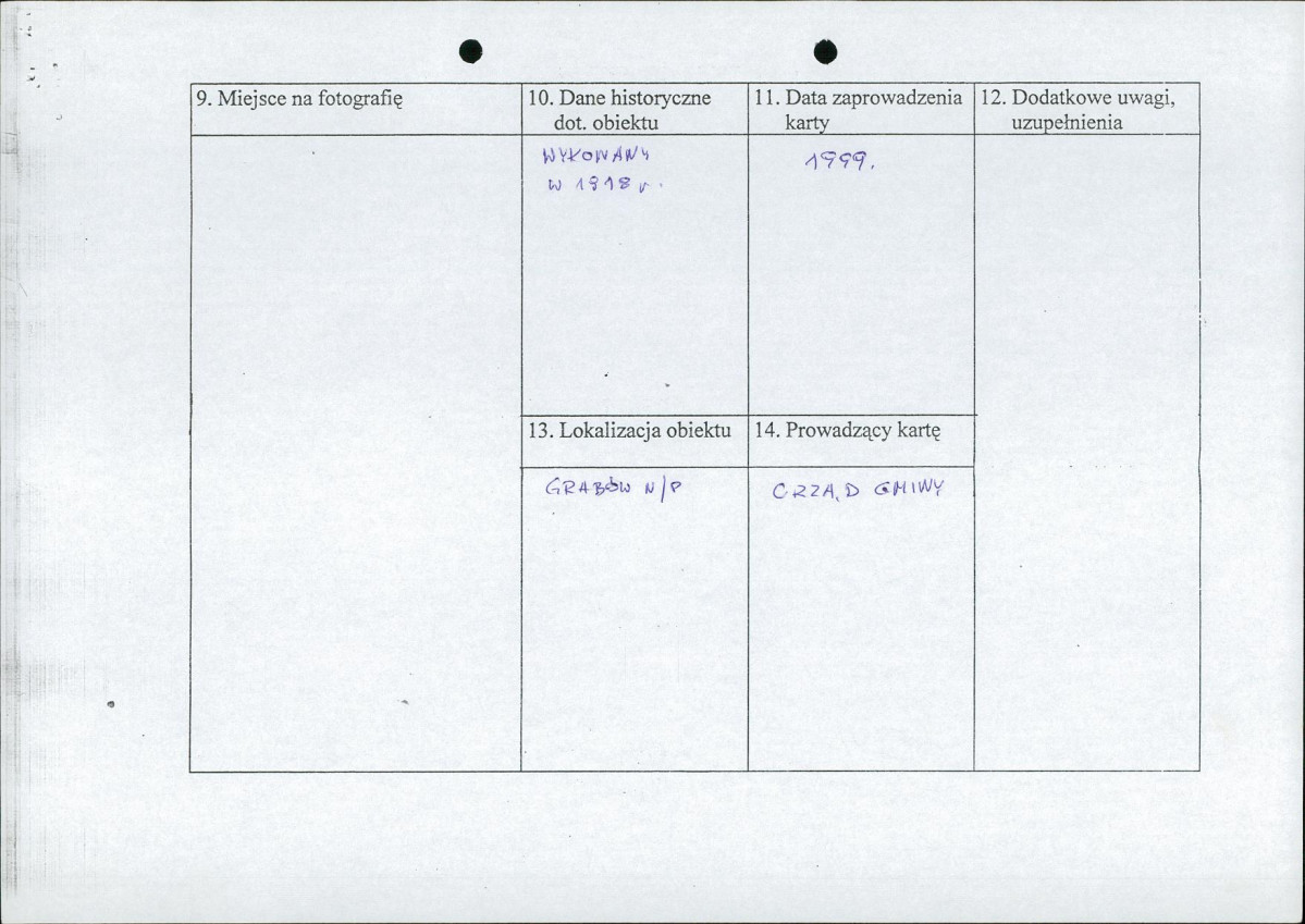karta ewidencyjna, skan nr 2