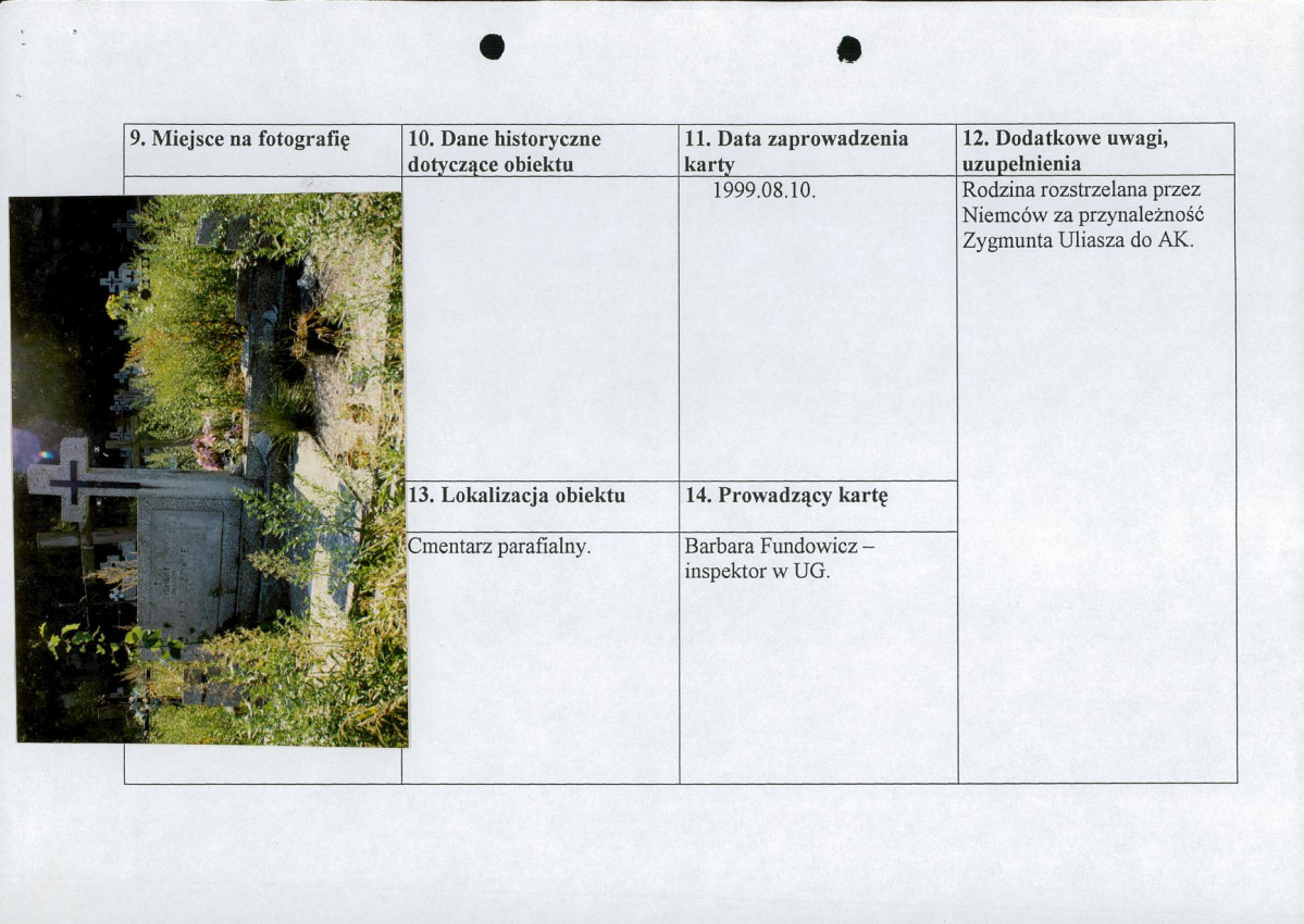 karta ewidencyjna, skan nr 2