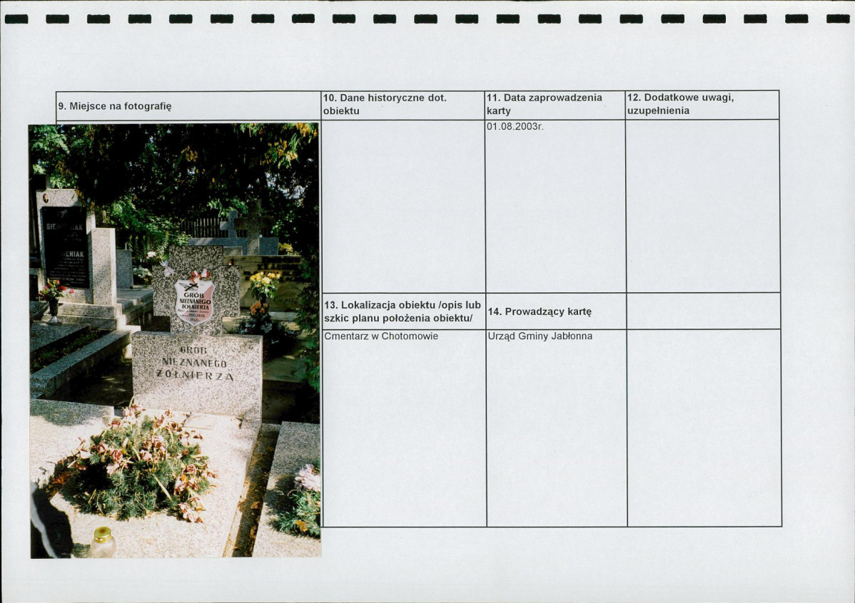 karta ewidencyjna, skan nr 2