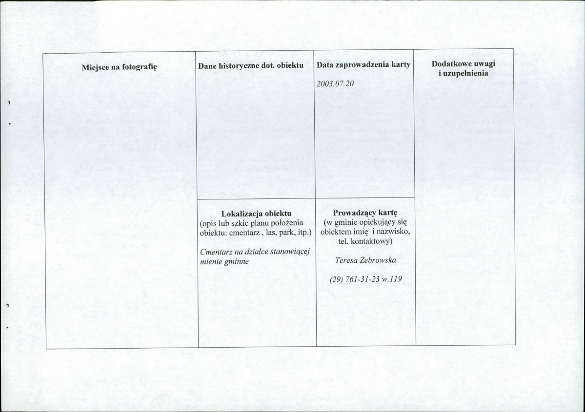karta ewidencyjna, skan nr 2