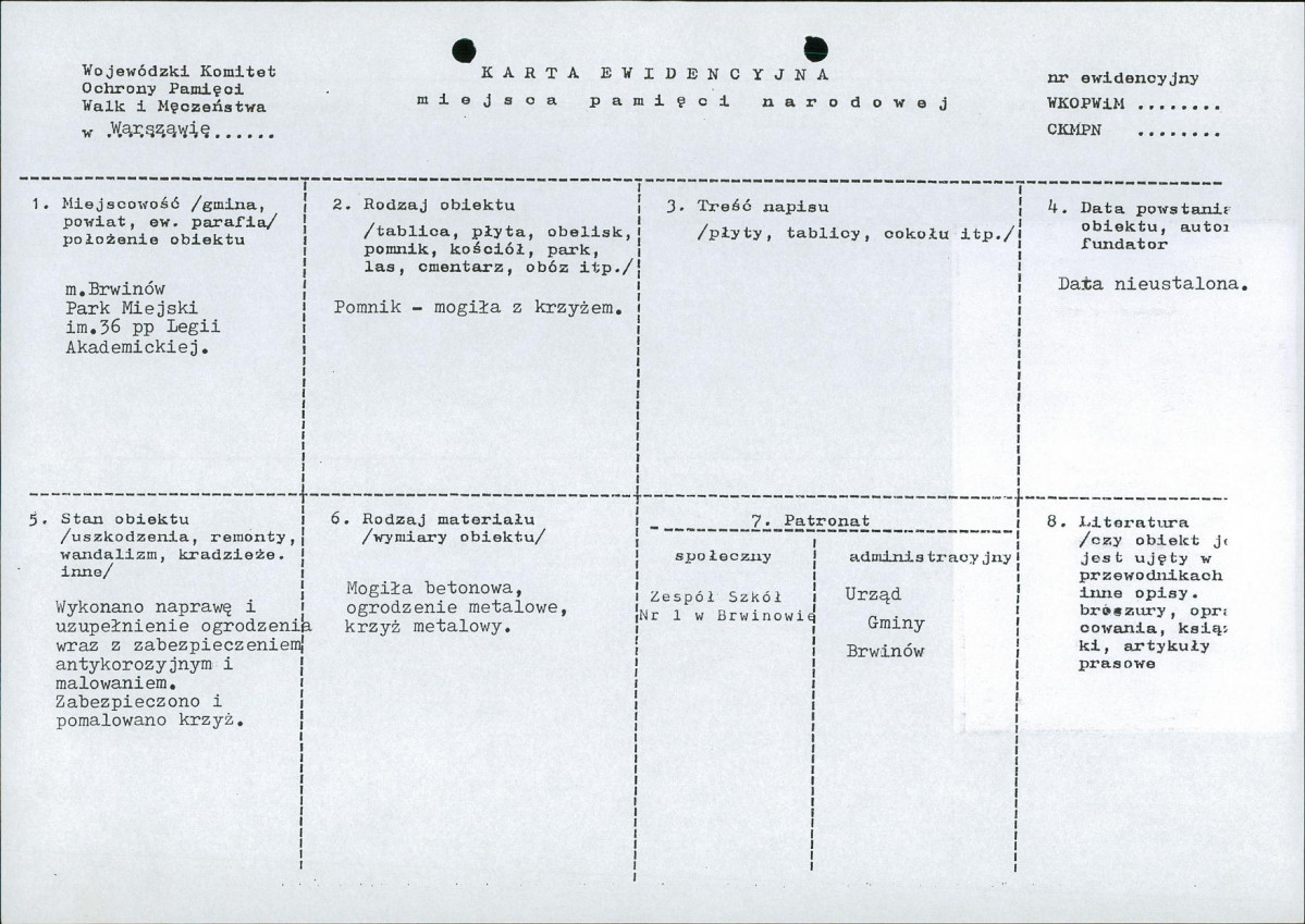 karta ewidencyjna, skan nr 1