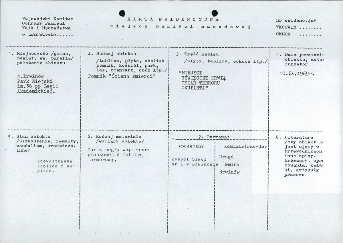karta ewidencyjna, skan nr 1