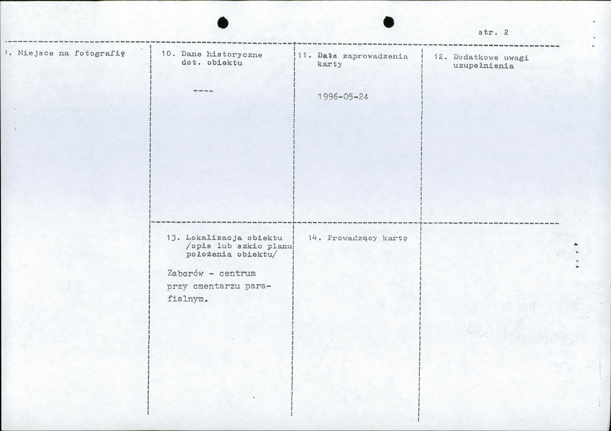 karta ewidencyjna, skan nr 2