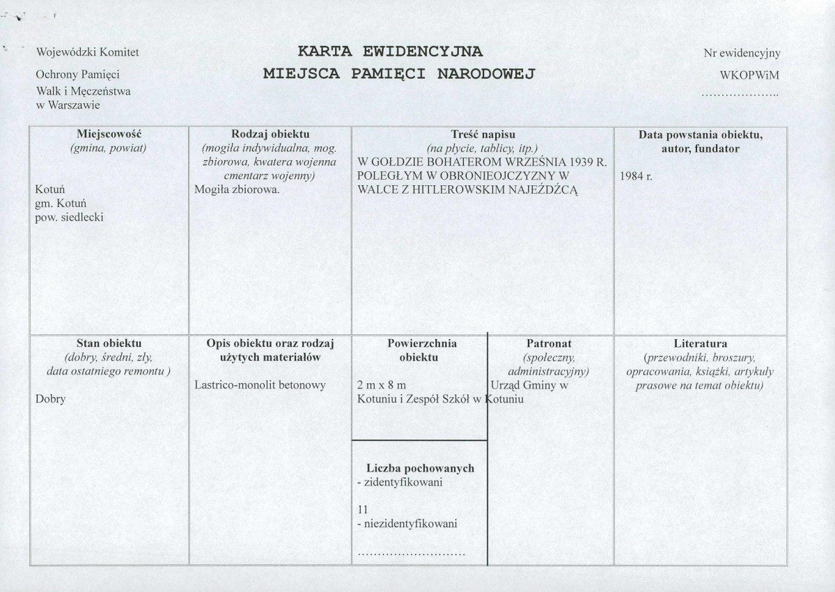 karta ewidencyjna, skan nr 9