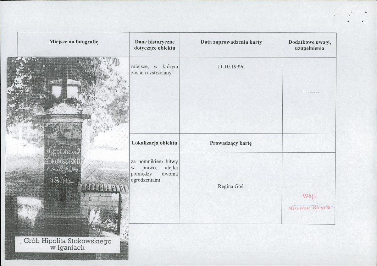 karta ewidencyjna, skan nr 2