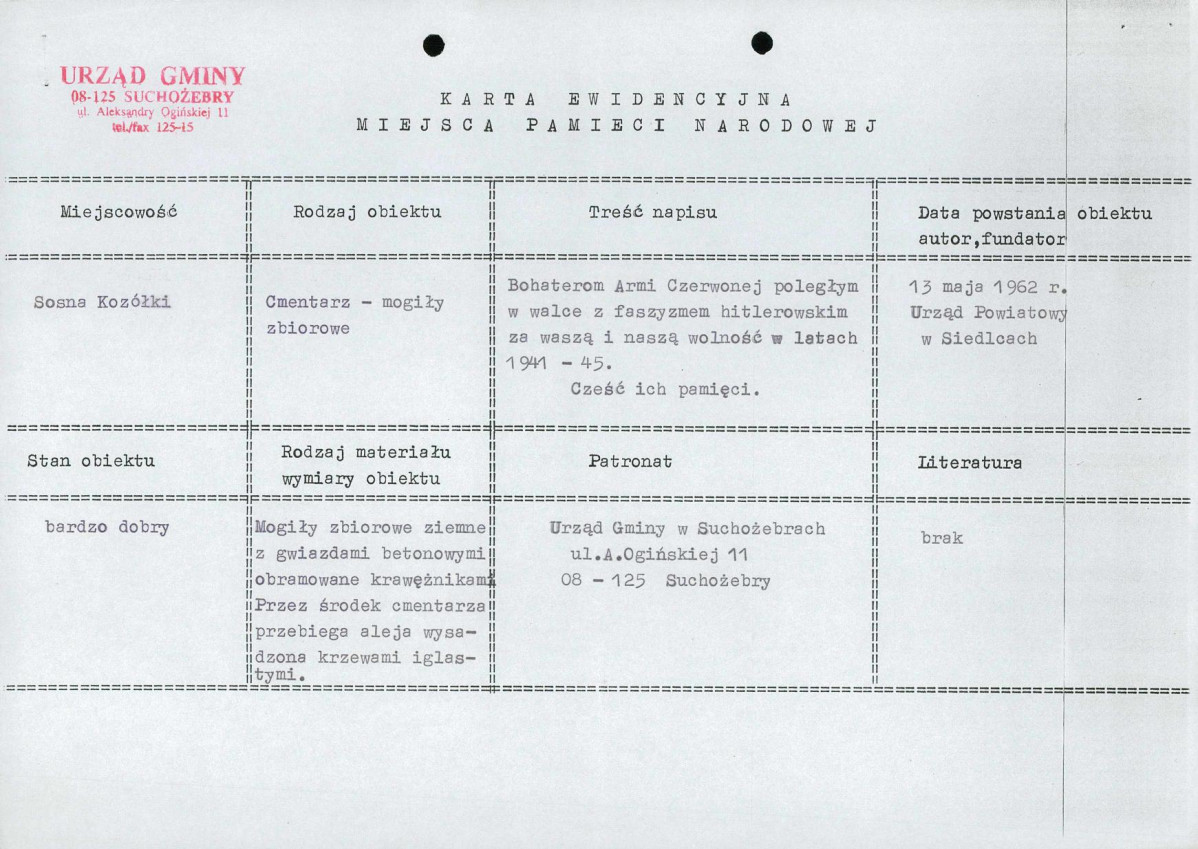 karta ewidencyjna, skan nr 1