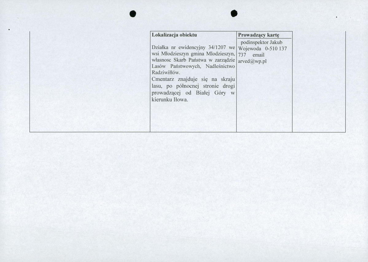 karta ewidencyjna, skan nr 3