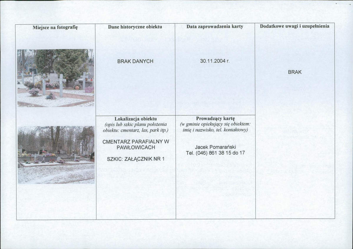 karta ewidencyjna, skan nr 2