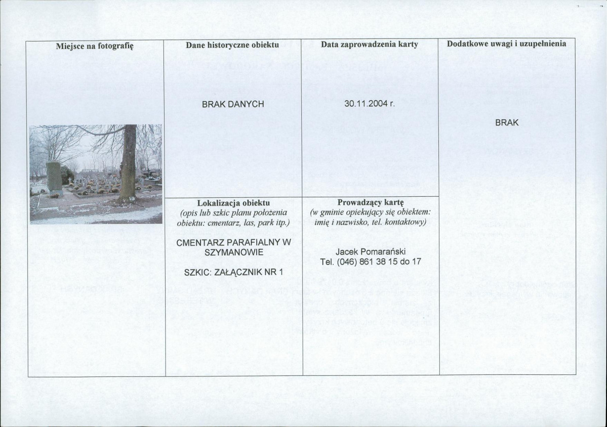 karta ewidencyjna, skan nr 2