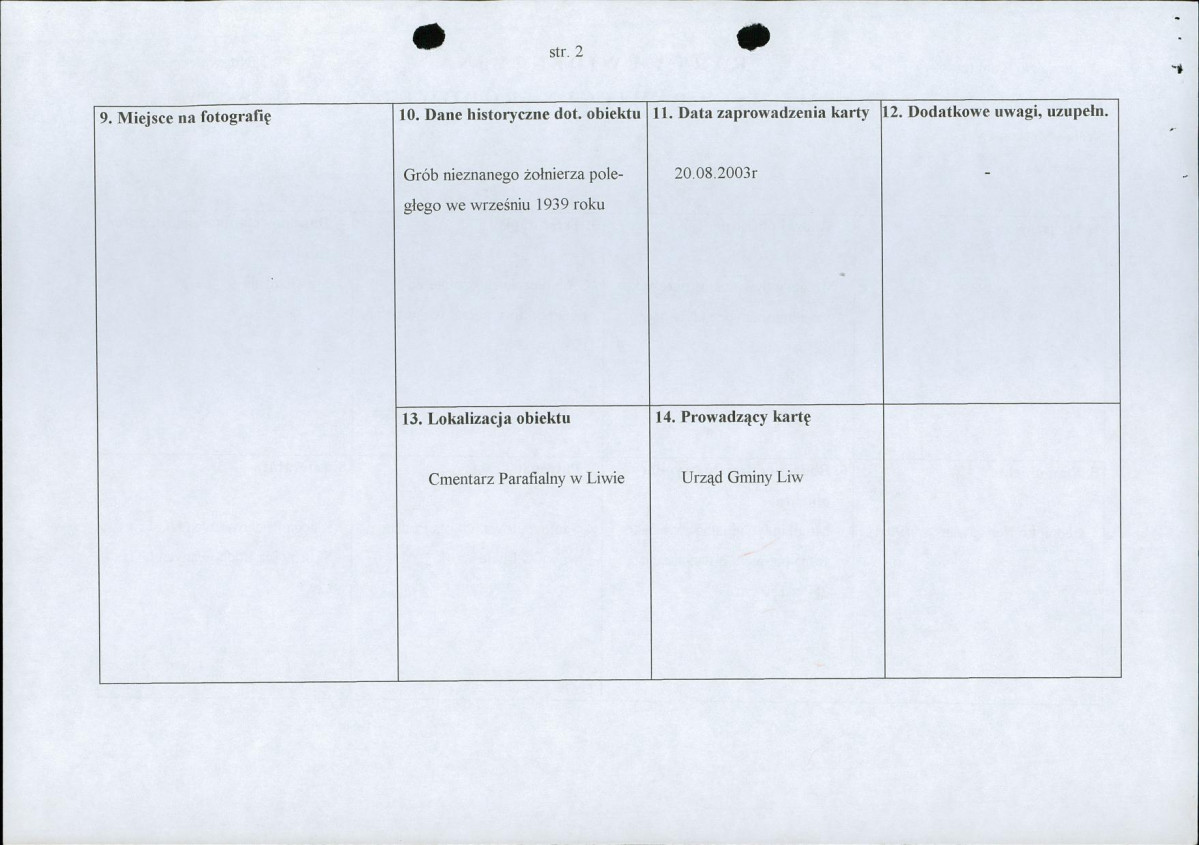 karta ewidencyjna, skan nr 2