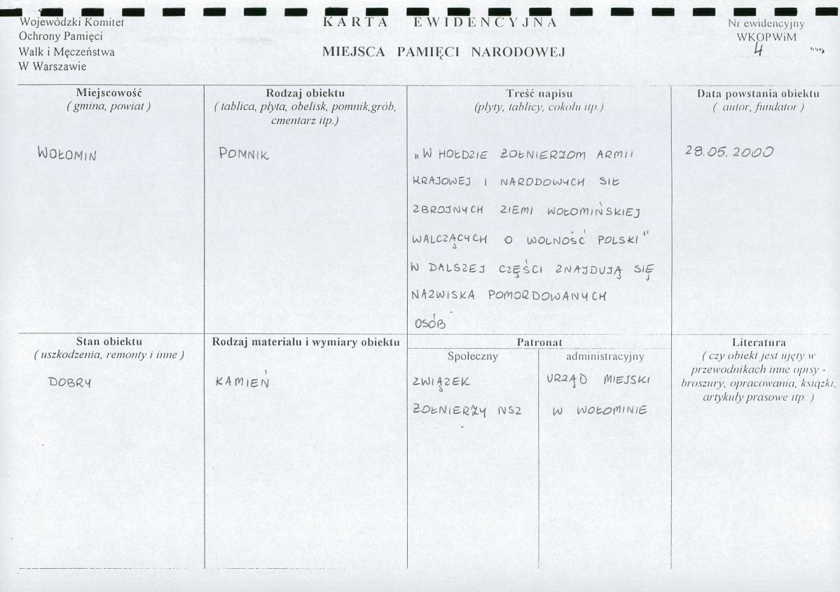 karta ewidencyjna, skan nr 1