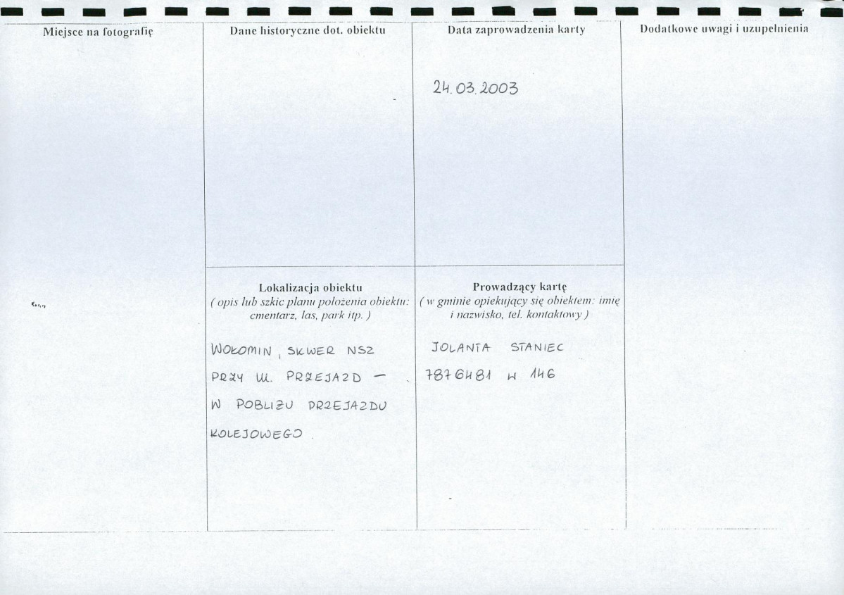 karta ewidencyjna, skan nr 2