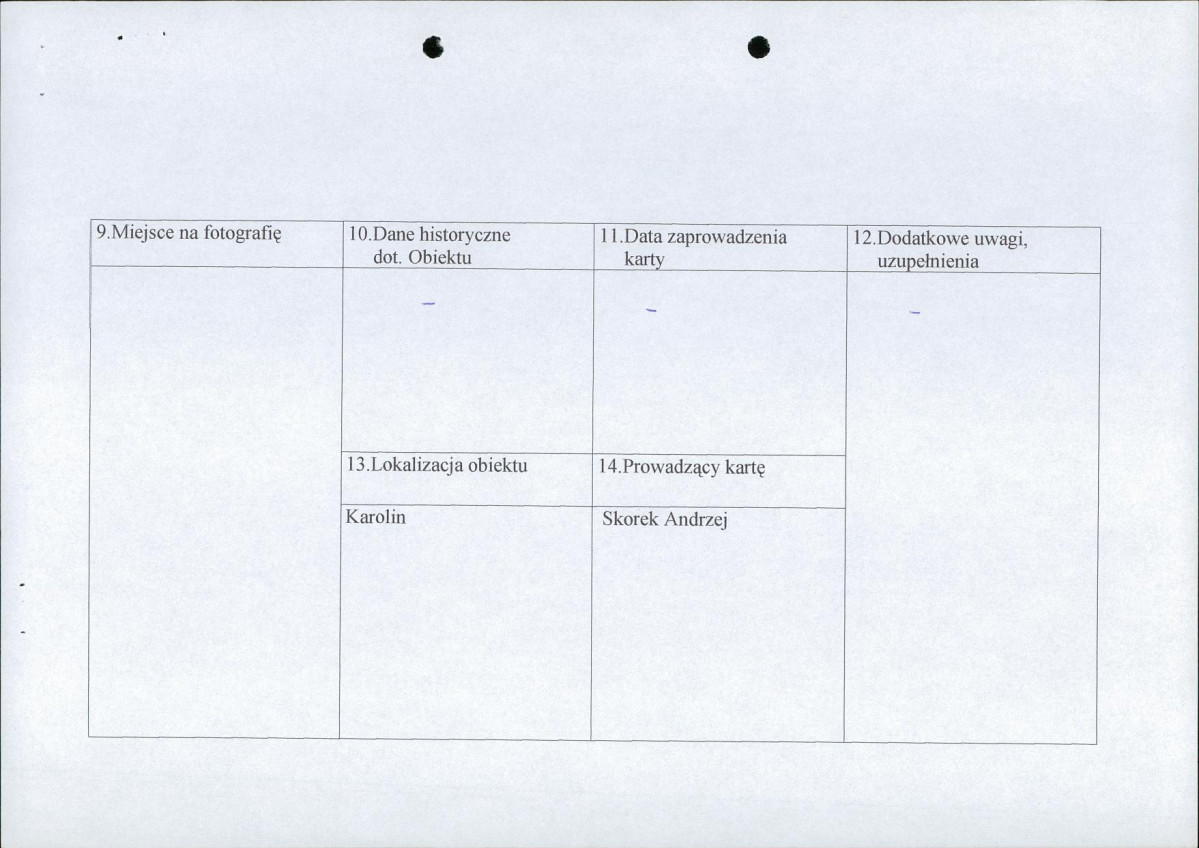 karta ewidencyjna, skan nr 2