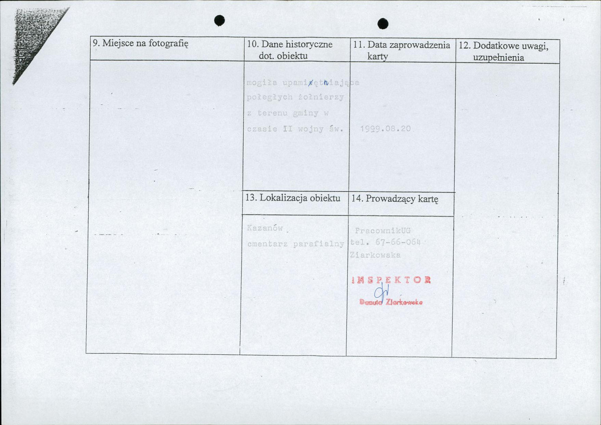 kewd - karta ewidencyjna, skan nr 2