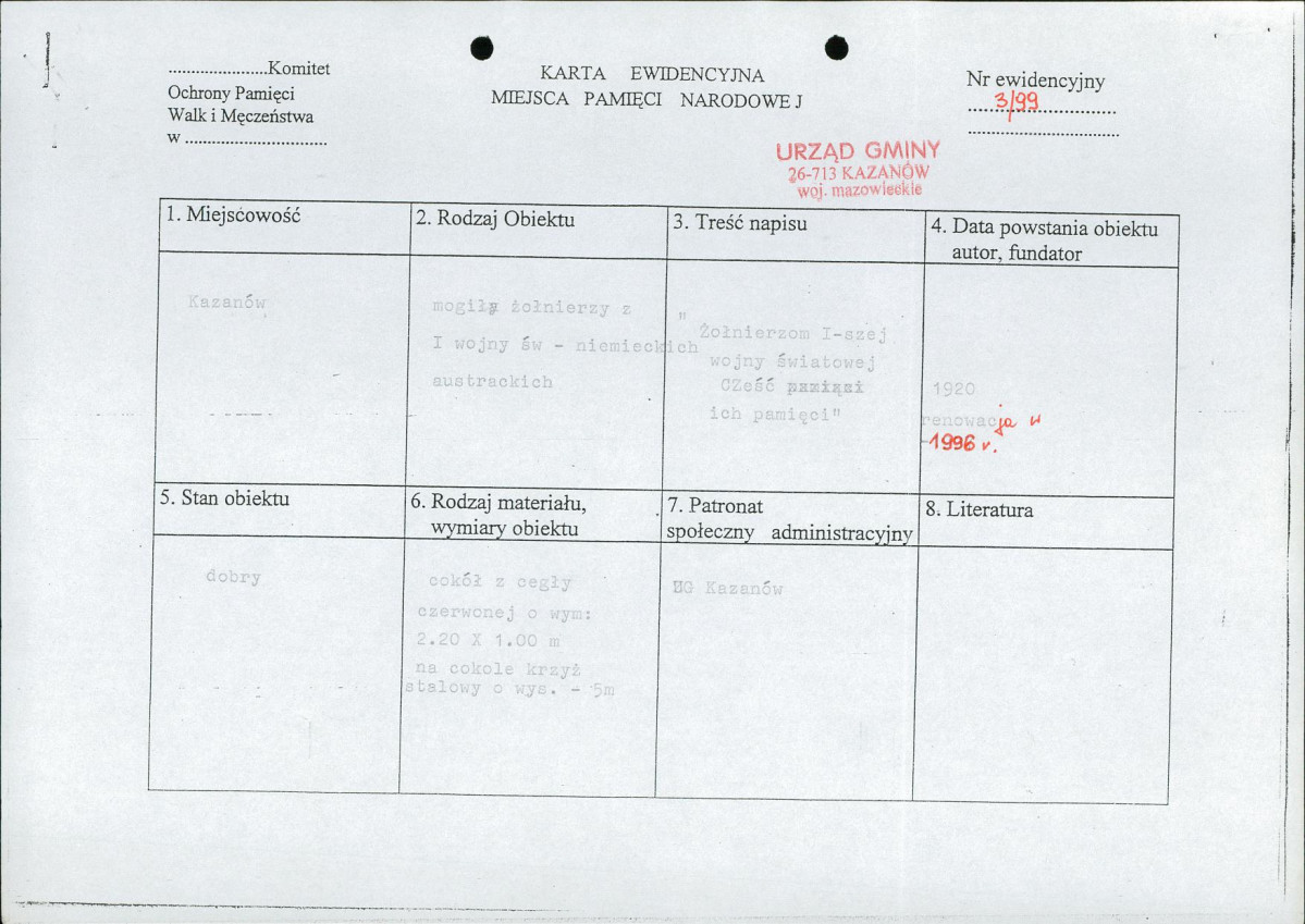 kewd - karta ewidencyjna, skan nr 1