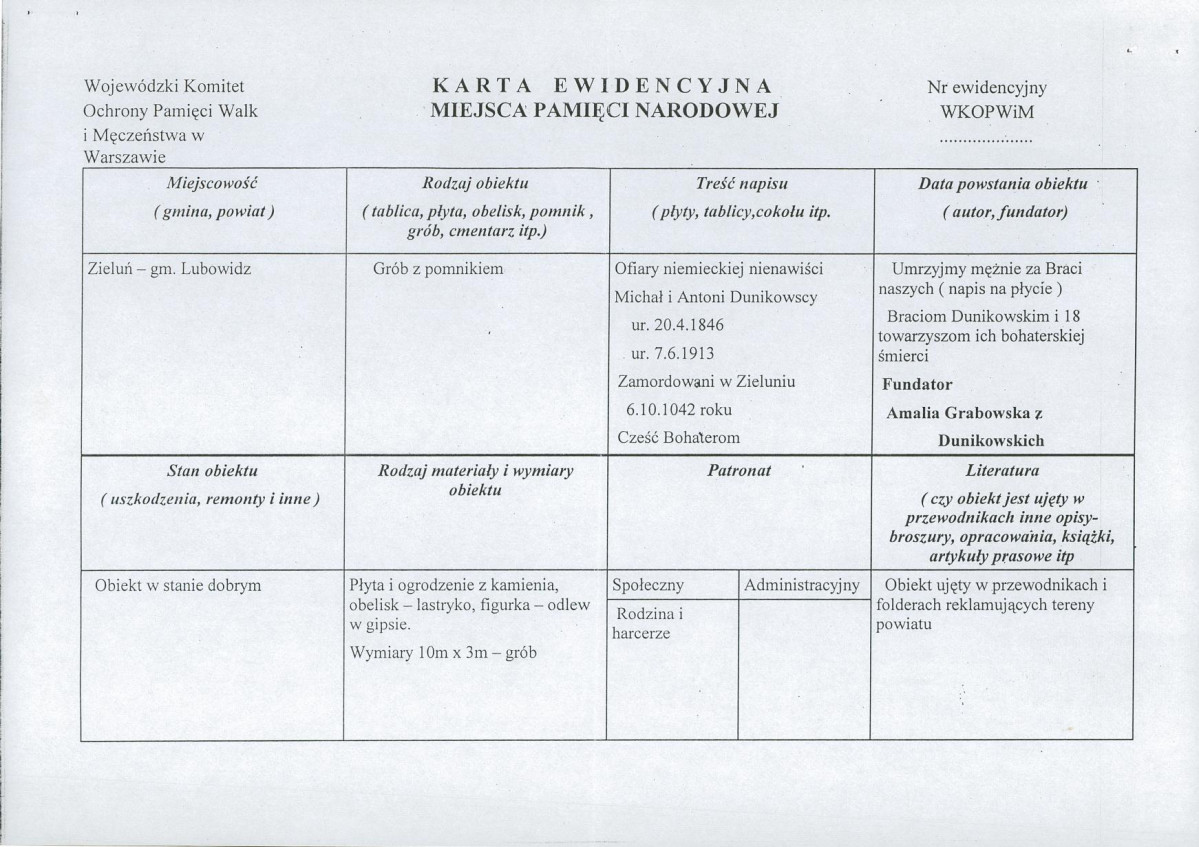 karta ewidencyjna, skan nr 1