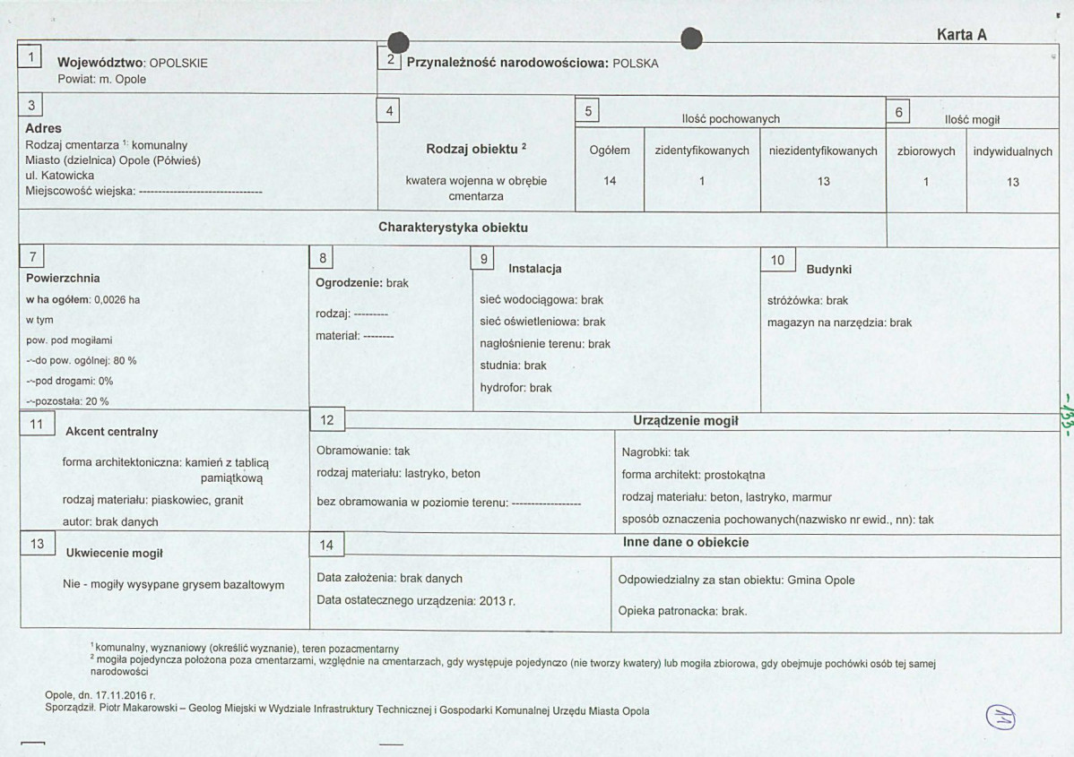 karta ewidencyjna, skan nr 1