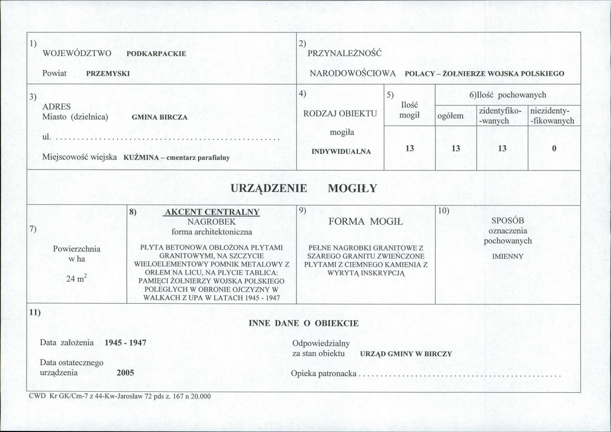 karta ewidencyjna, skan nr 1