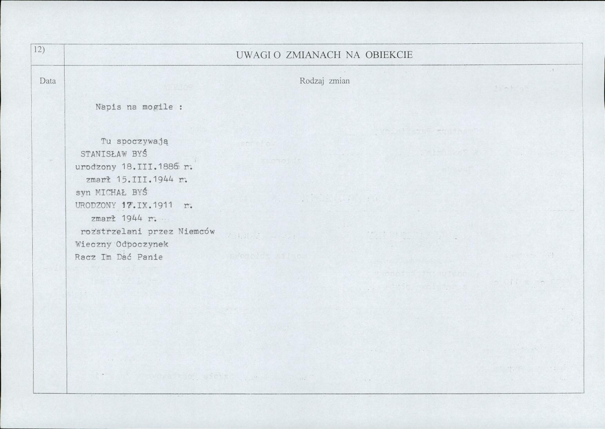 karta ewidencyjna, skan nr 2