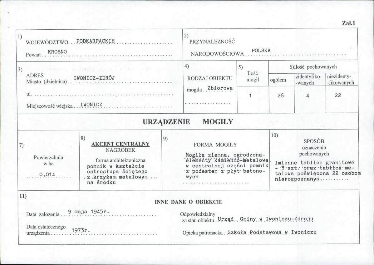 karta ewidencyjna, skan nr 1