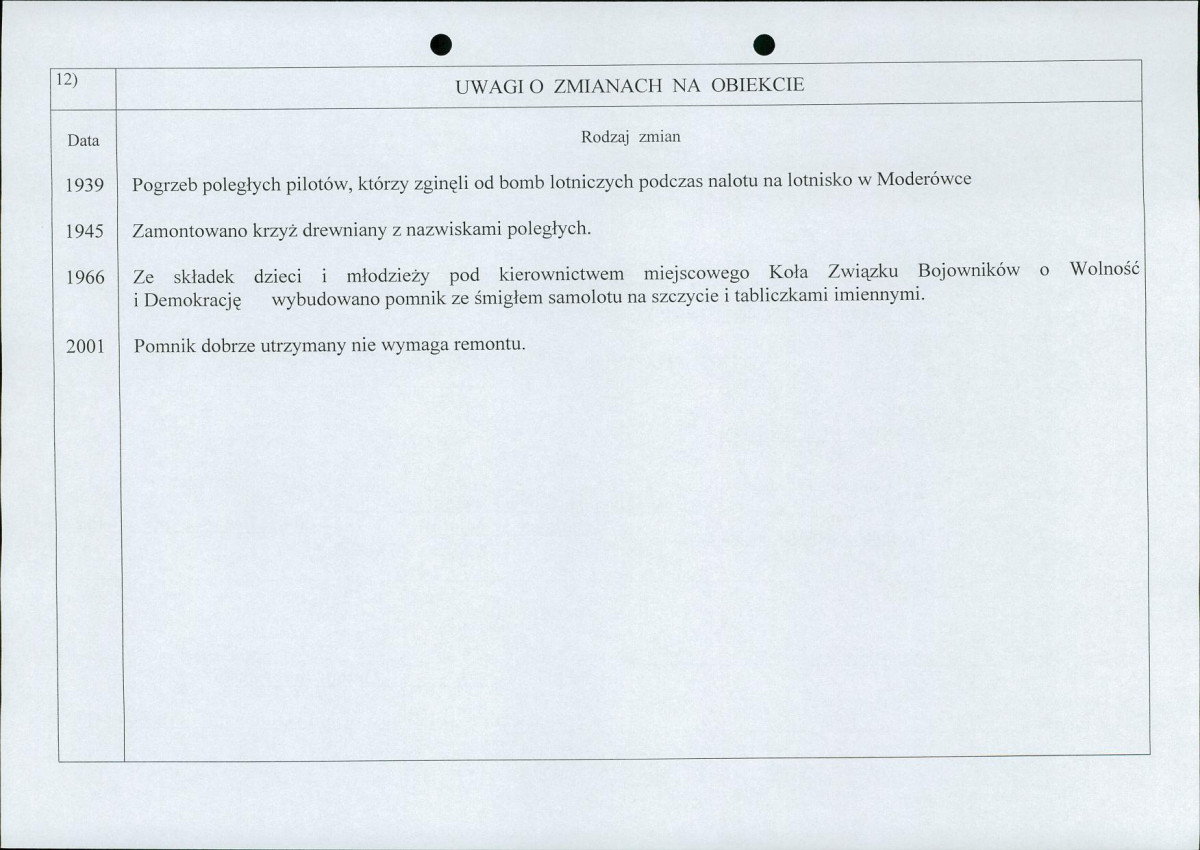 karta ewidencyjna, skan nr 2