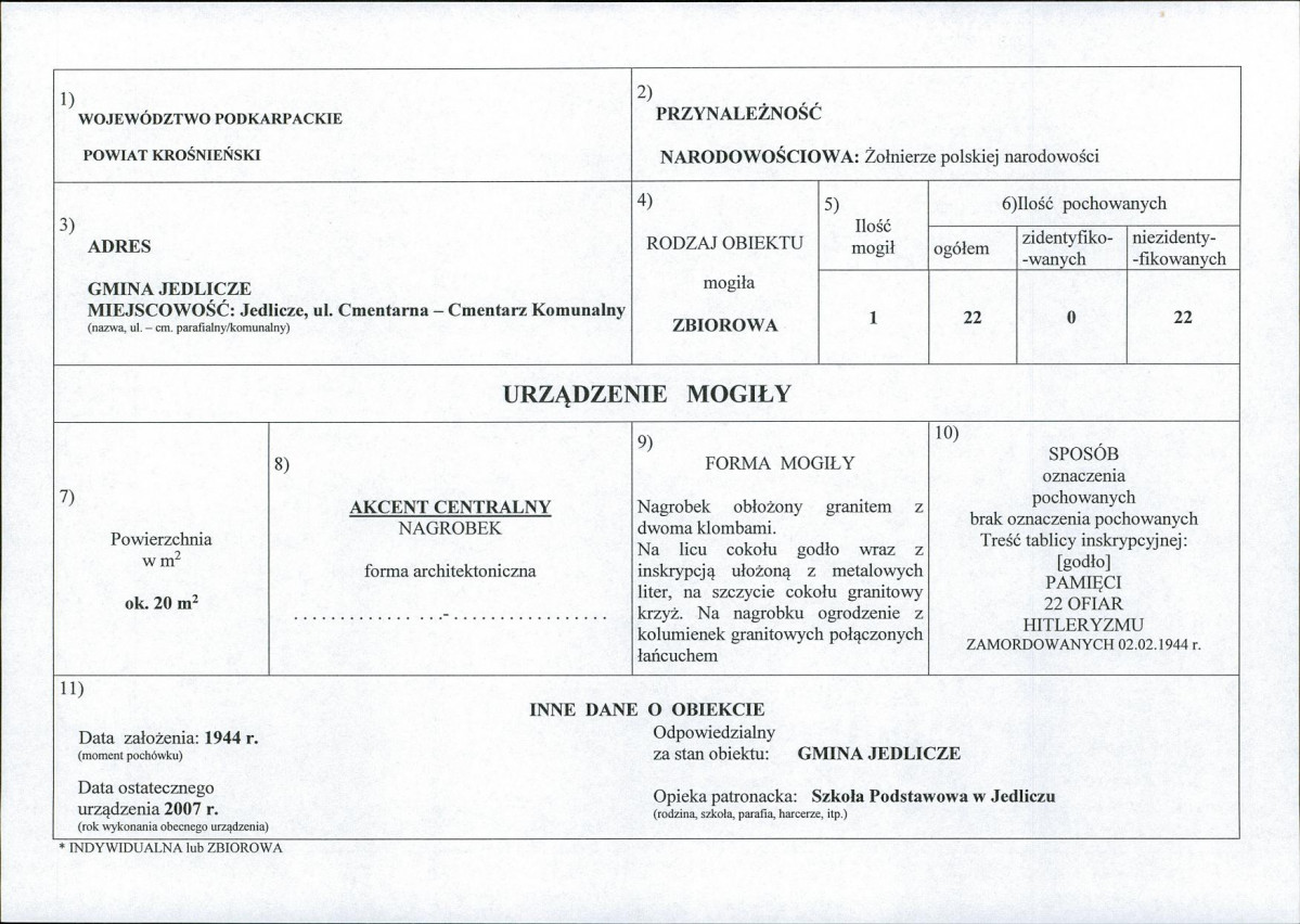 karta ewidencyjna, skan nr 1