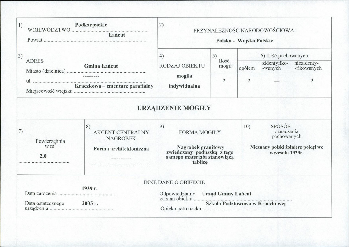 karta ewidencyjna, skan nr 1