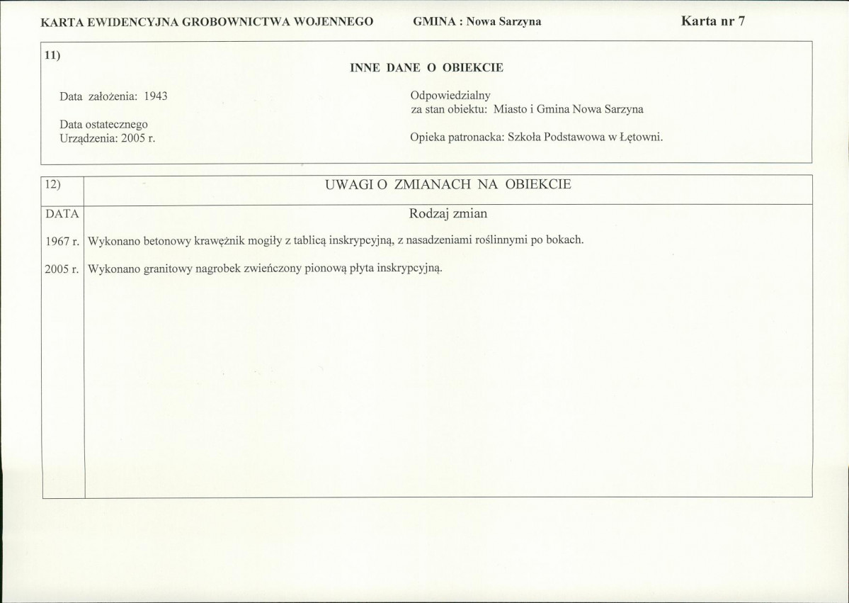 karta ewidencyjna, skan nr 2