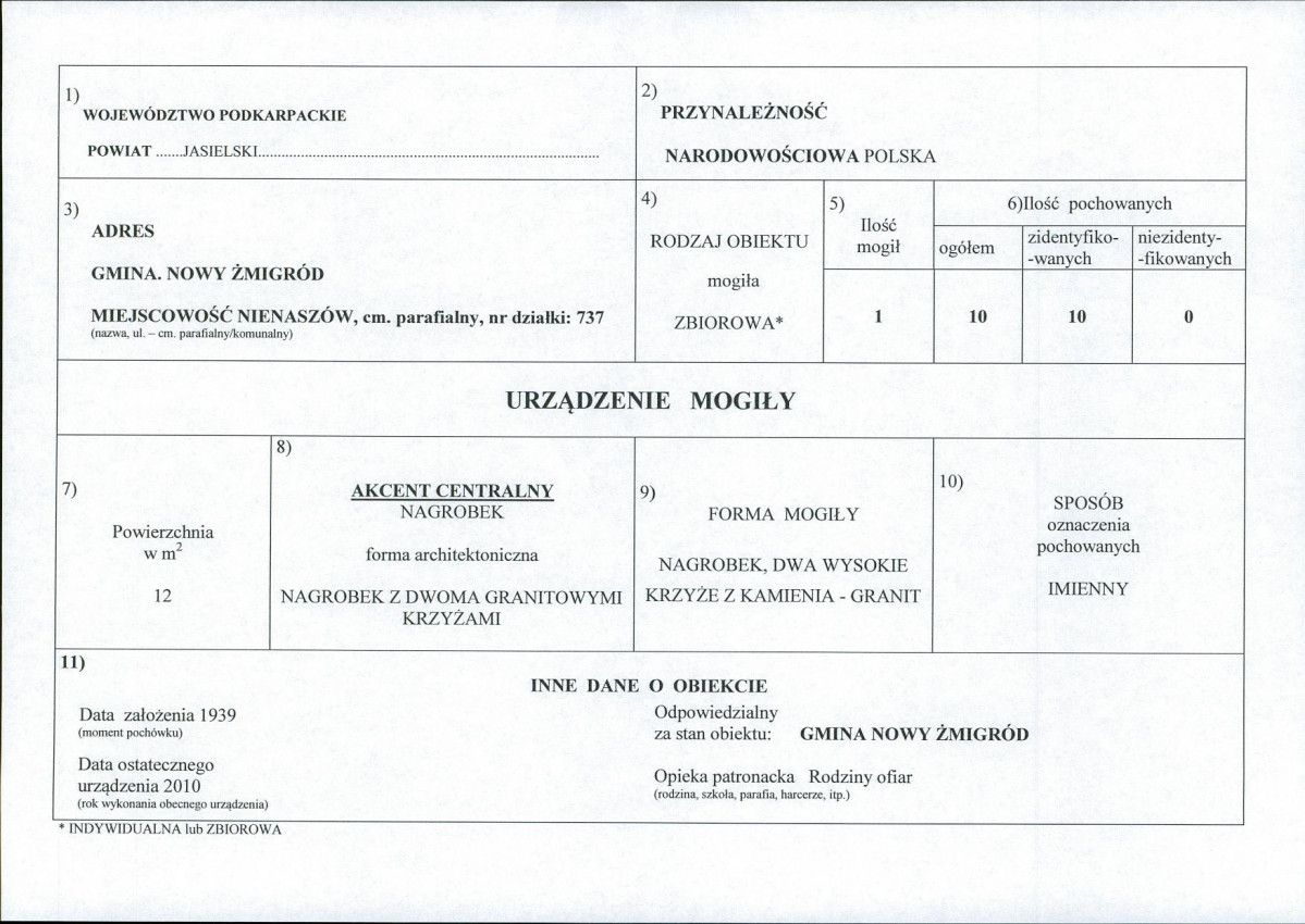 karta ewidencyjna, skan nr 1