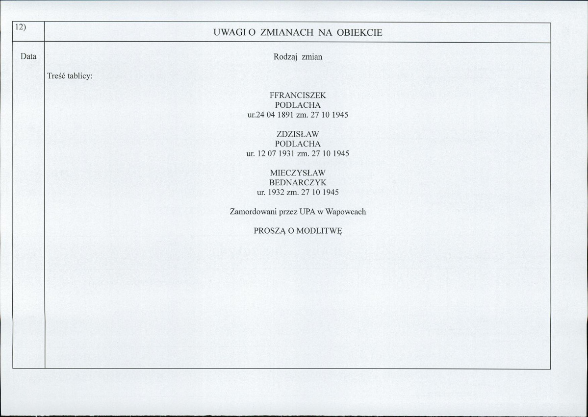 karta ewidencyjna, skan nr 2