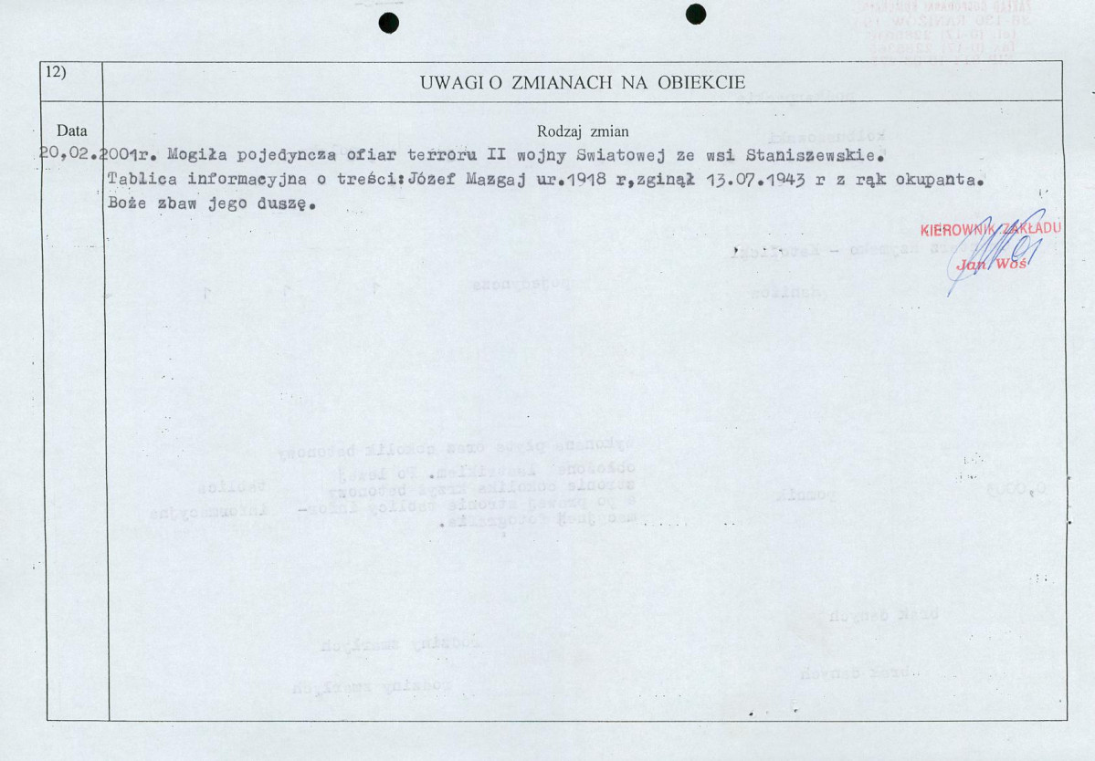 karta ewidencyjna, skan nr 2