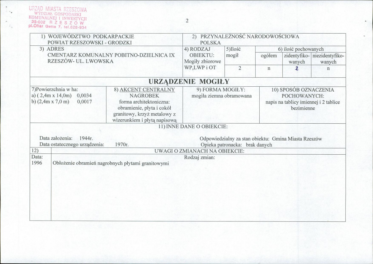 karta ewidencyjna, skan nr 1