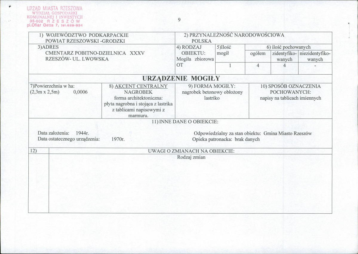 karta ewidencyjna, skan nr 1