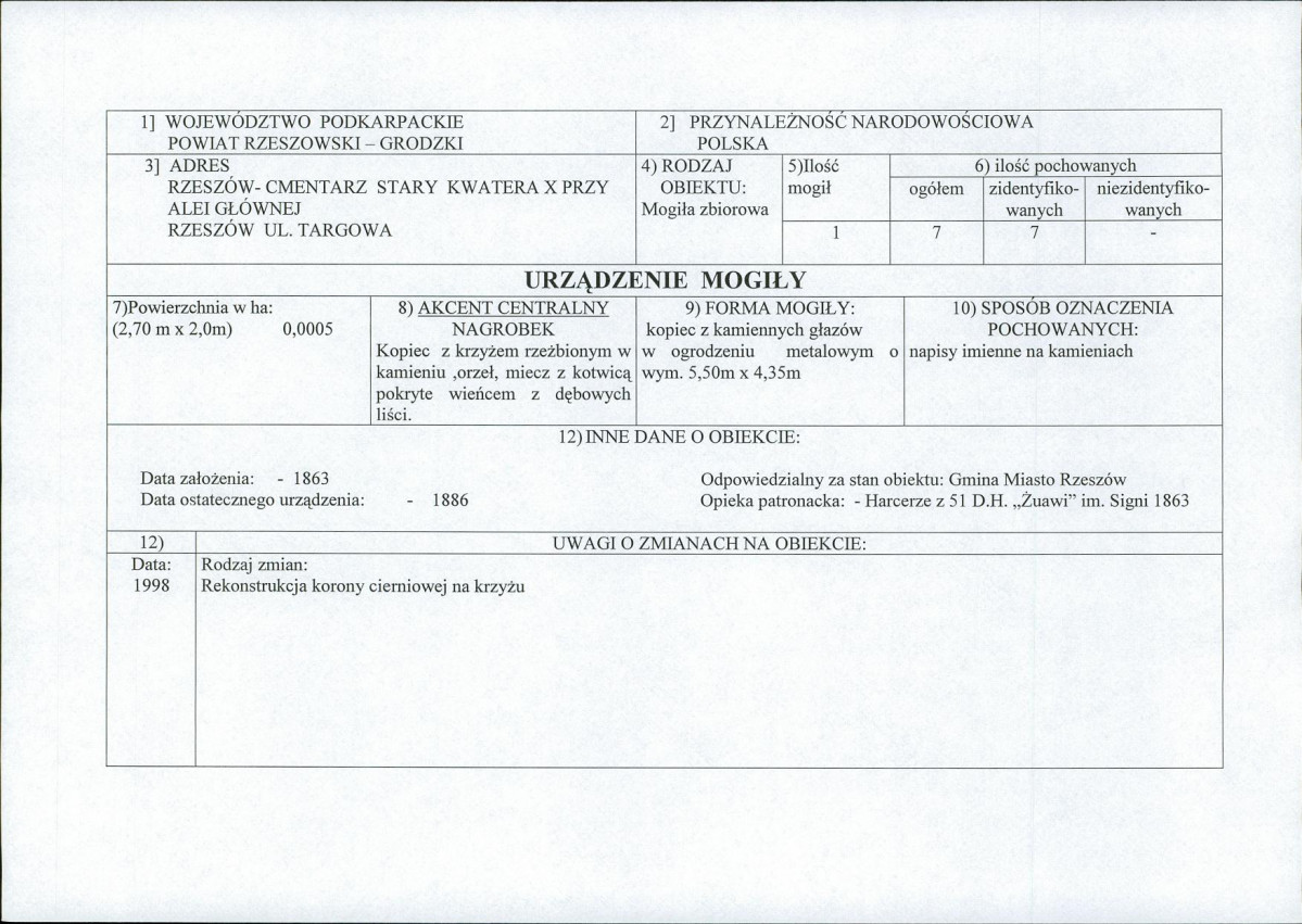karta ewidencyjna, skan nr 1