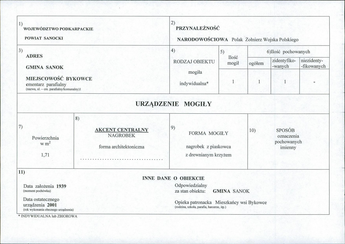 karta ewidencyjna, skan nr 1