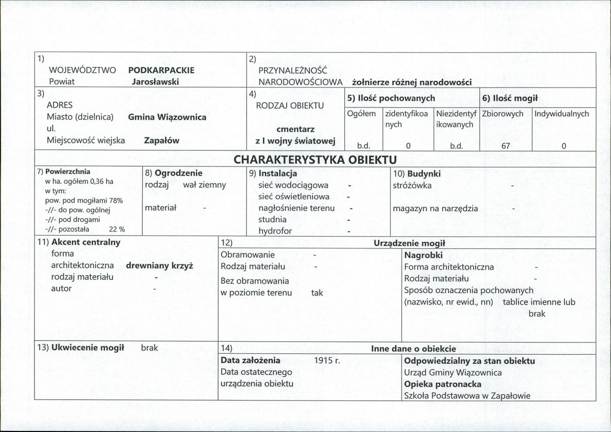 karta ewidencyjna, skan nr 1