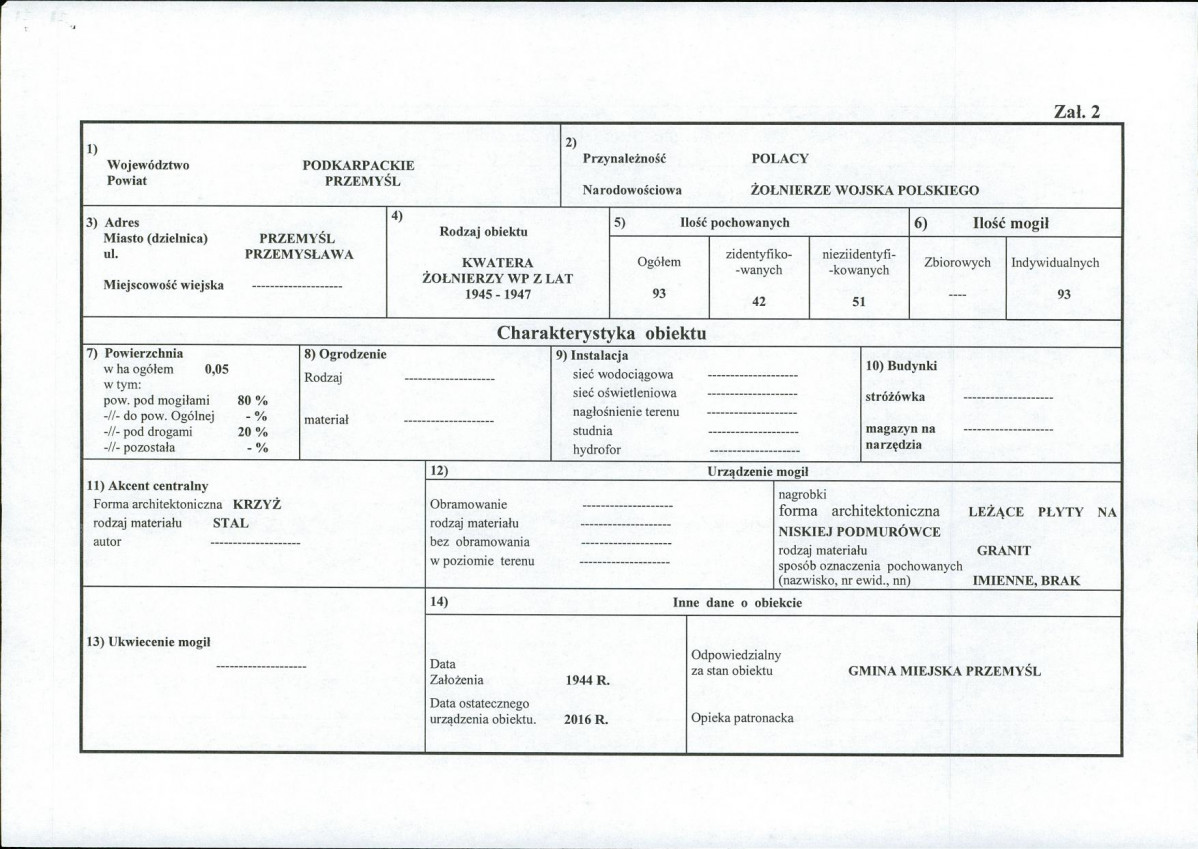 karta ewidencyjna, skan nr 1