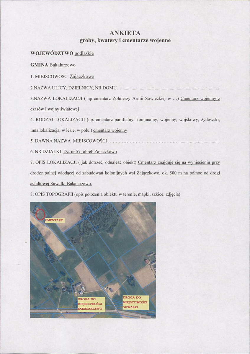 karta ewidencyjna, skan nr 2
