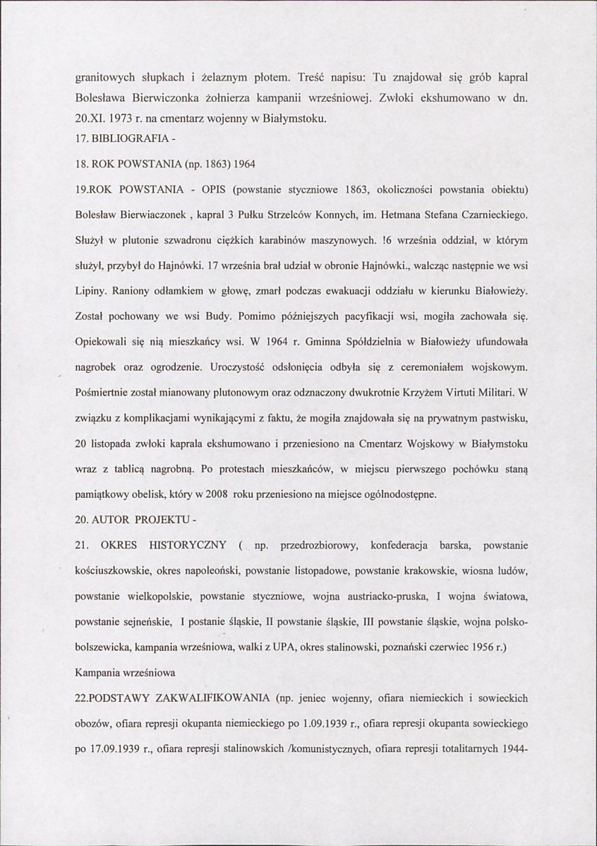 karta ewidencyjna, skan nr 2