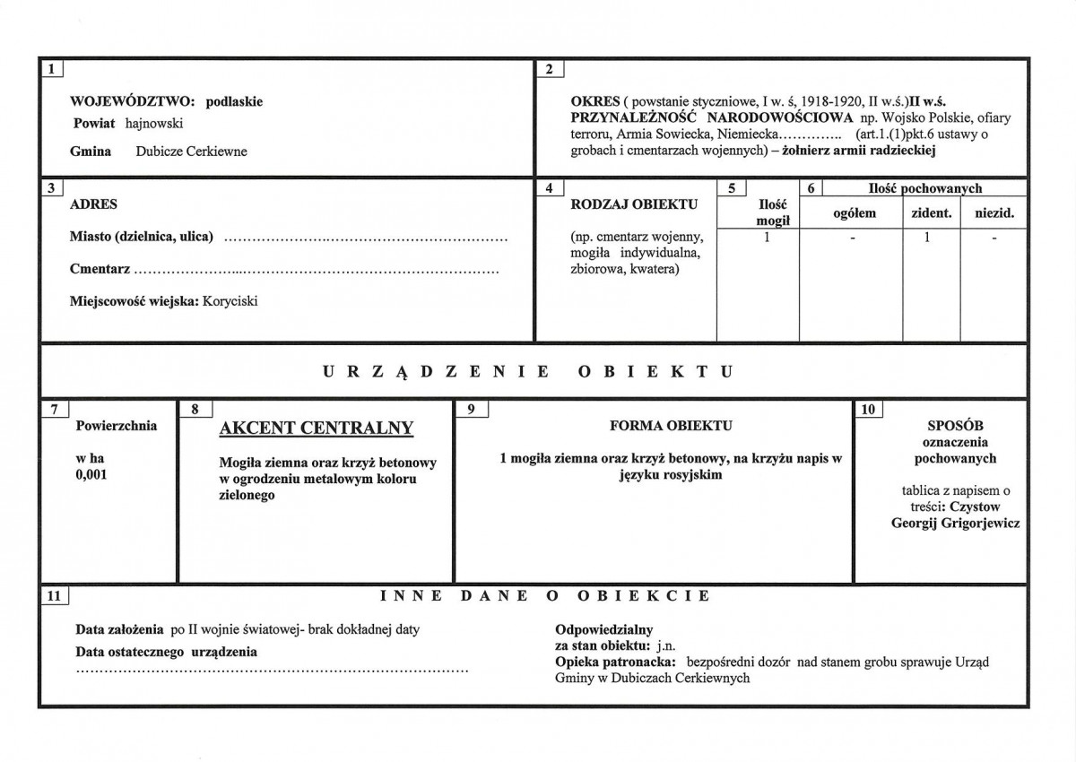 karta ewidencyjna, skan nr 1