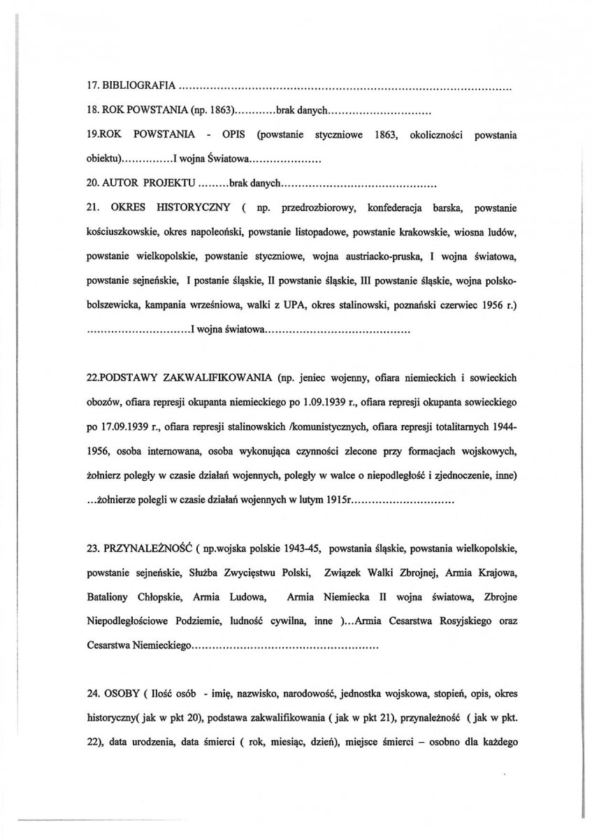 karta ewidencyjna, skan nr 2