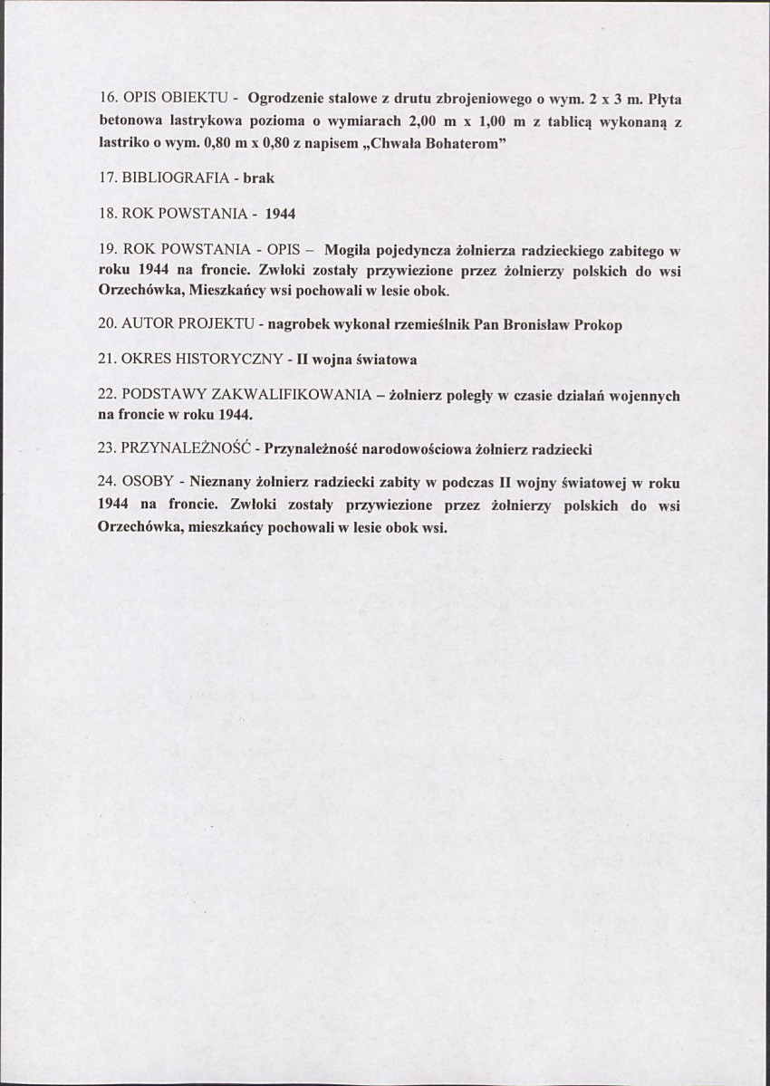 karta ewidencyjna, skan nr 2
