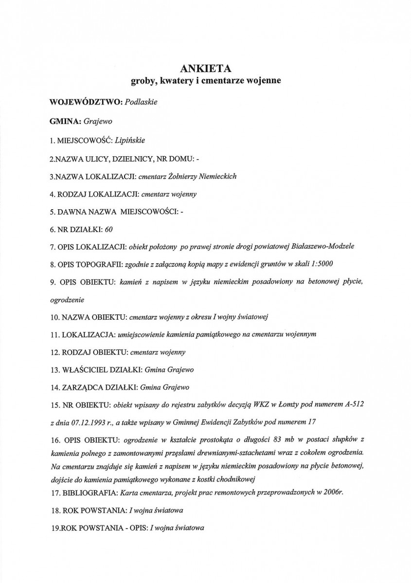 karta ewidencyjna, skan nr 2