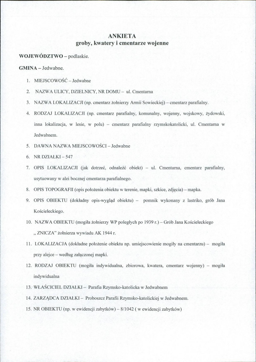 karta ewidencyjna, skan nr 2