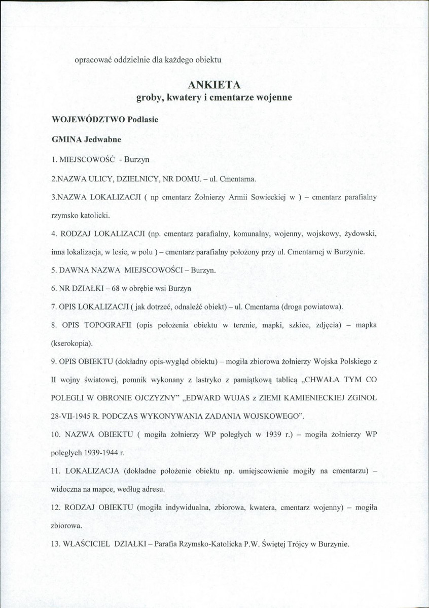 karta ewidencyjna, skan nr 2
