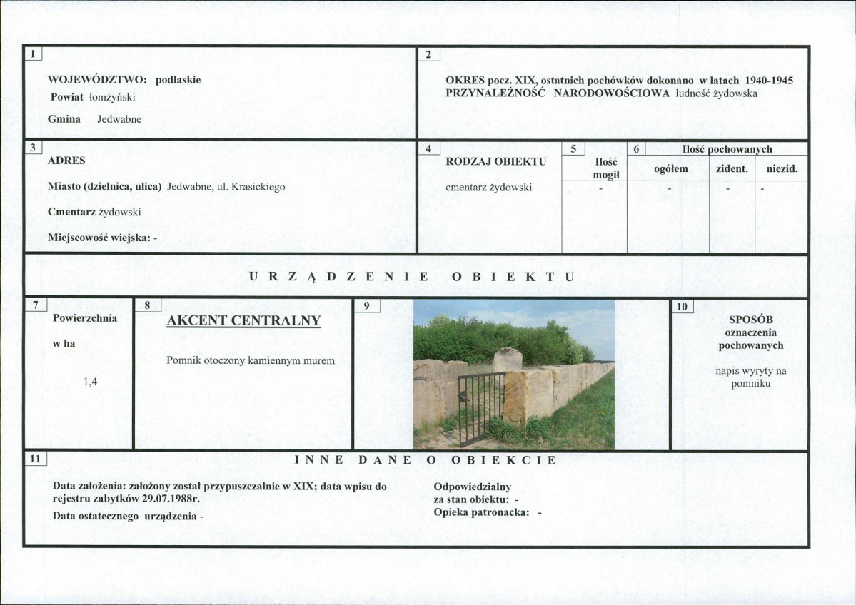 karta ewidencyjna, skan nr 1