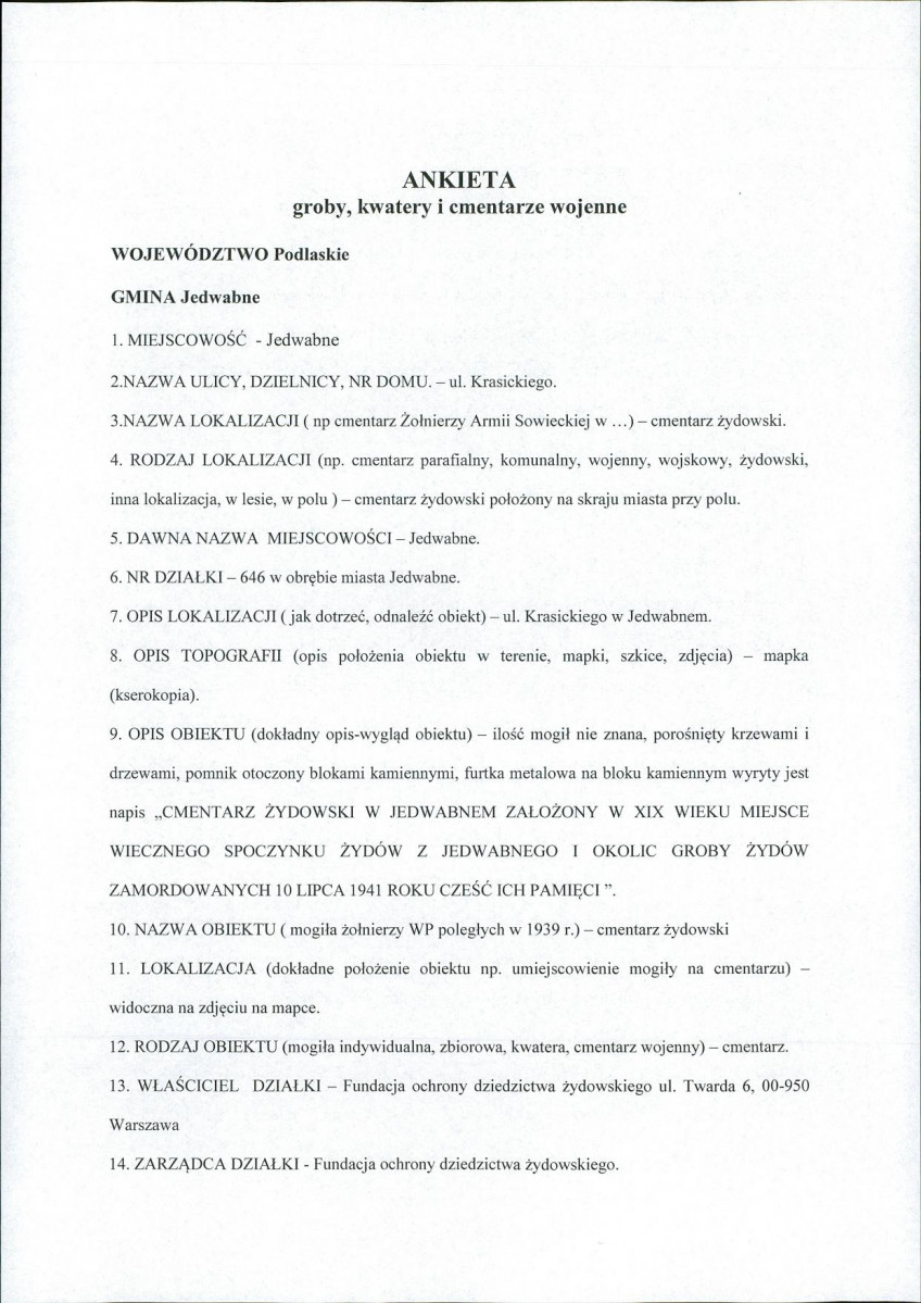 karta ewidencyjna, skan nr 2